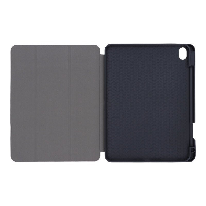 Driedubbel opvouwbare hoes met TPU pennenhouder voor iPad Air 2020/Air 4/Air 2022/Air 5/Air 11 2024/Air 11 2025 Zwart