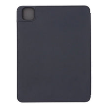 Driedubbel opvouwbare leren hoes met TPU pennenhouder voor iPad Pro 11 2018/Pro 11 2020 zwart