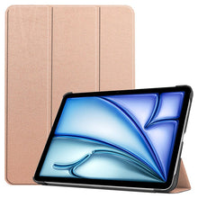 Drievoudige vouwhoes voor iPad Air 13 2024 Rose Gold