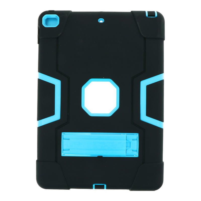 Dual Color Robot TPU Hoes voor iPad 10.2/10.2 2020/10.2 2021 Zwart+Blauw