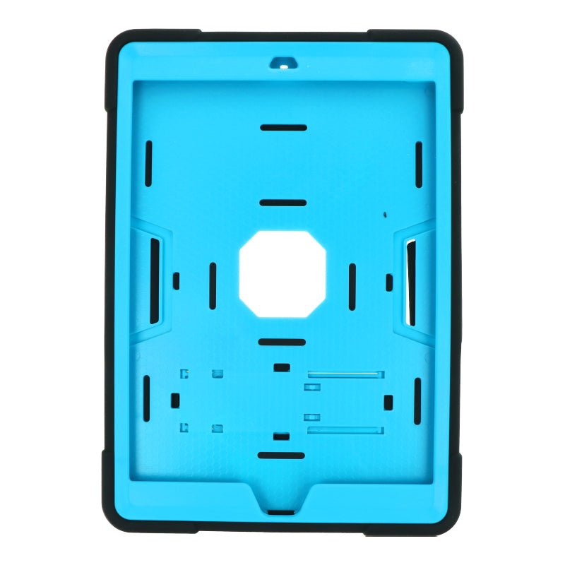 Dual Color Robot TPU Hoes voor iPad 10.2/10.2 2020/10.2 2021 Zwart+Blauw