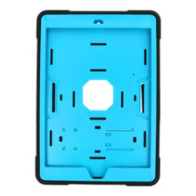 Dual Color Robot TPU Hoes voor iPad 10.2/10.2 2020/10.2 2021 Zwart+Blauw