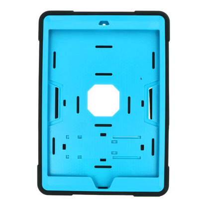 Dual Color Robot TPU Hoes voor iPad 10.2/10.2 2020/10.2 2021 Zwart+Blauw