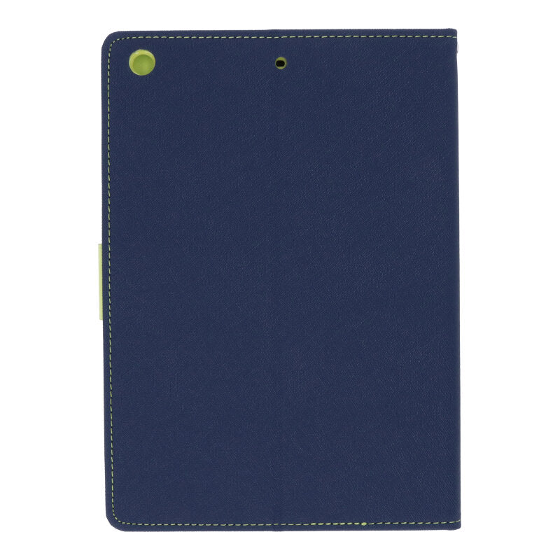 Dual color wallet pu+tpu hoes voor iPad Air blauw/groen