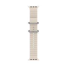 Dubbele gesp siliconen band voor Apple Watch 38MM/40MM/41MM/42MM (S10) Starlight