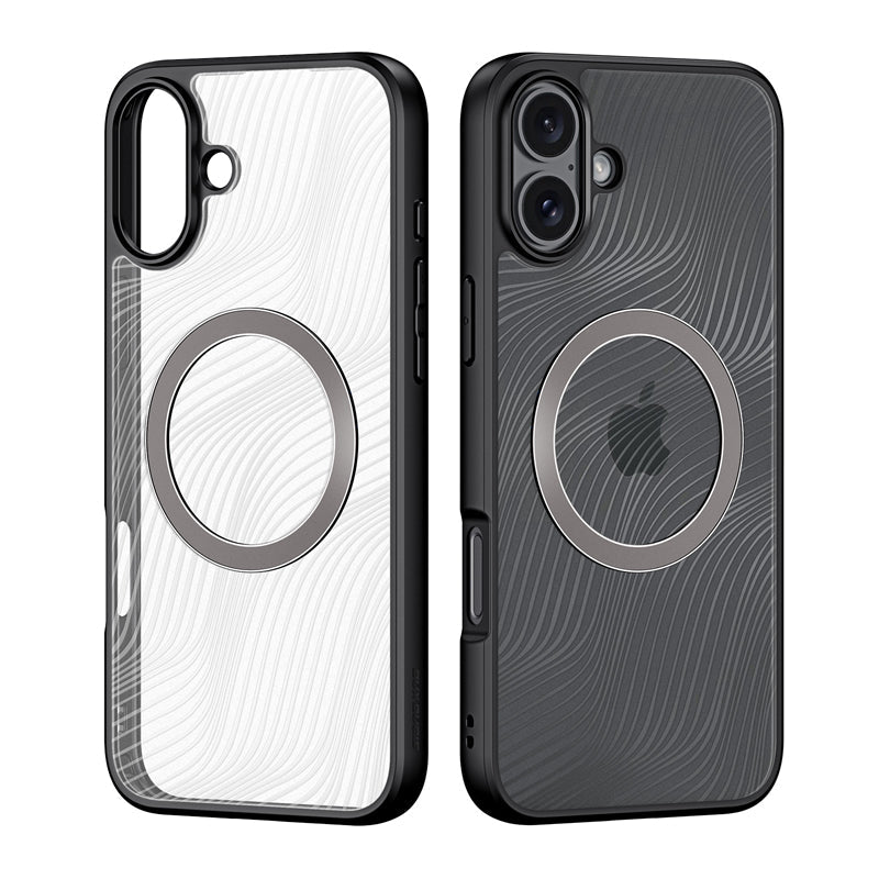 DUX DUCIS Aimo Mag Series Magneet Matte Anti - drop TPU + PC Hoes voor iPhone 16 Black