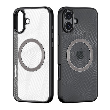 DUX DUCIS Aimo Mag Series Magneet Matte Anti - drop TPU + PC Hoes voor iPhone 16 Black