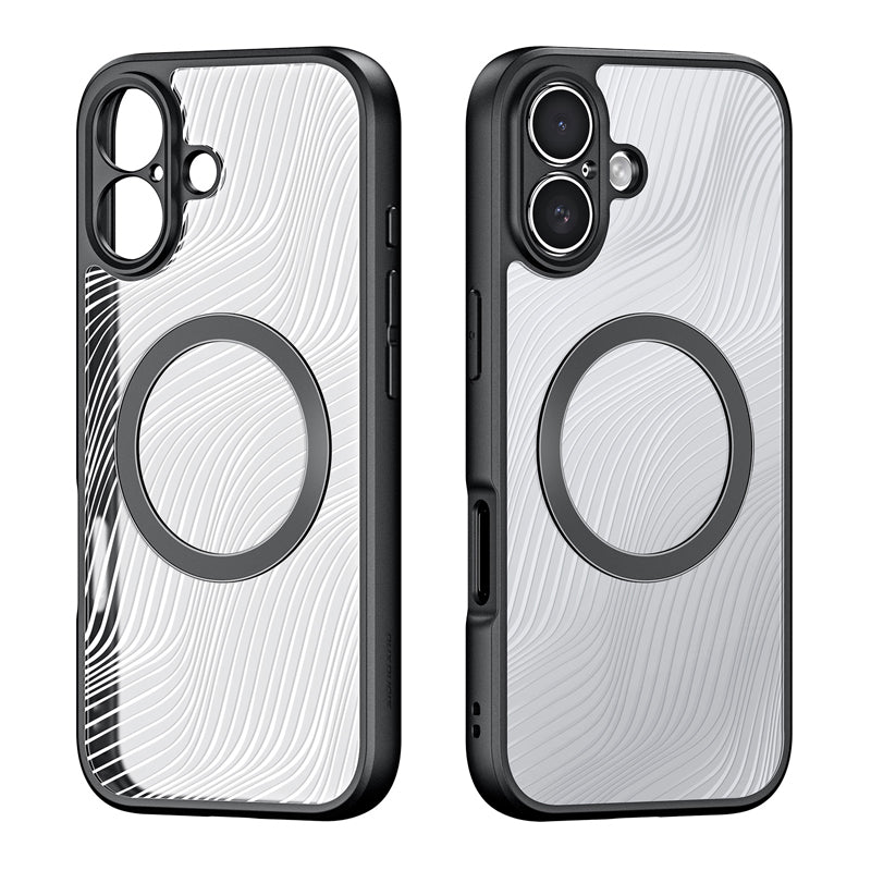DUX DUCIS Aimo Mag Series Magnetic Matte Anti - drop TPU + PC Hoes voor iPhone 17 Zwart