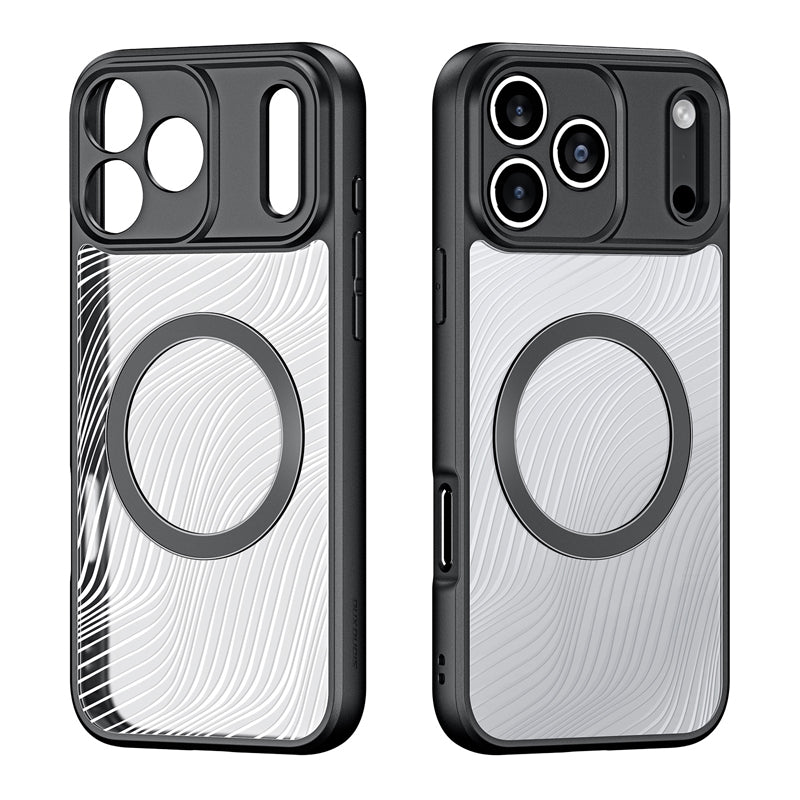 DUX DUCIS Aimo Mag Series magnetisch matte anti - drop TPU + PC hoesje voor iPhone 17 Pro zwart