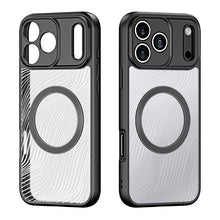 DUX DUCIS Aimo Mag Series magnetisch matte anti - drop TPU + PC hoesje voor iPhone 17 Pro zwart