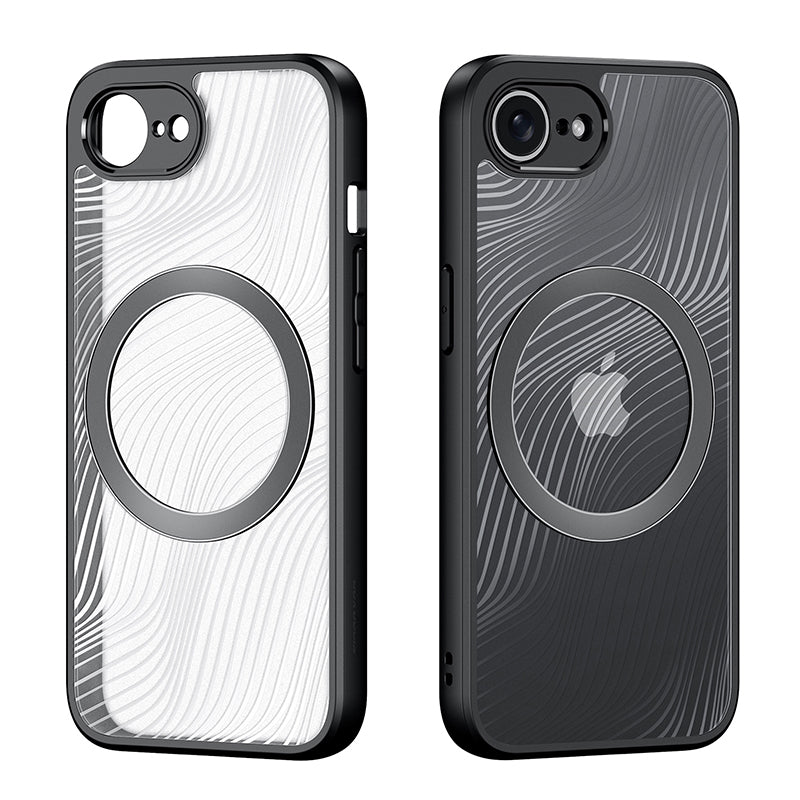 DUX DUCIS Aimo Mag Series magnetische matte anti - drop TPU + PC case voor iPhone 16e black - OEM Spares