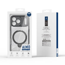 DUX DUCIS Aimo Mag Series Magnetische Matte Anti - drop TPU + PC Hoes met Ring Houder voor iPhone 17 Pro Max Black