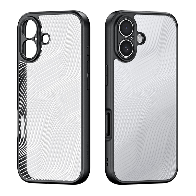 DUX DUCIS Aimo Series Mat Anti - drop TPU + PC Hoesje voor iPhone 17 Zwart