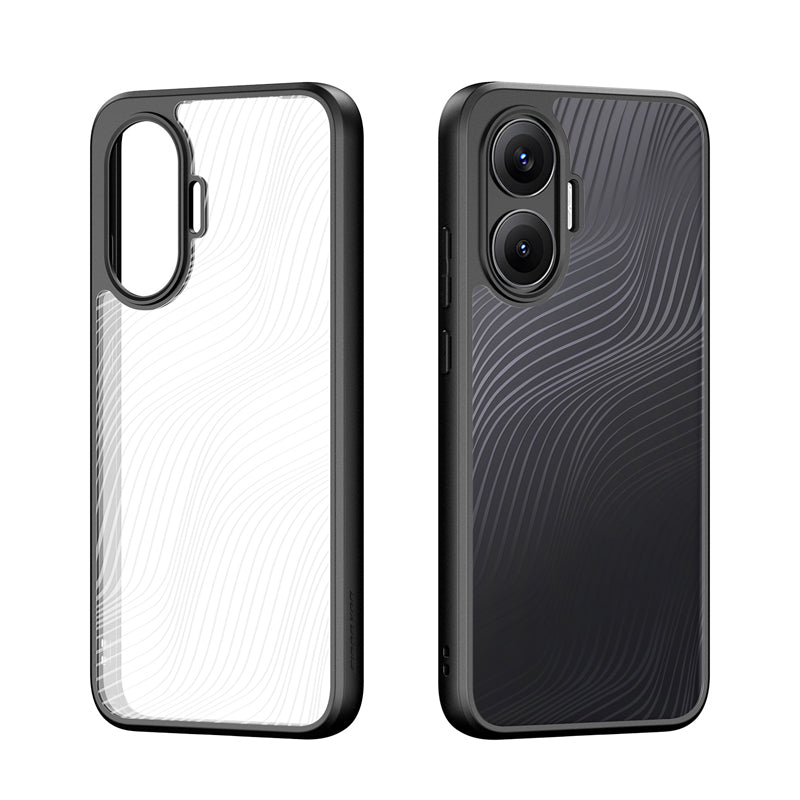 DUX DUCIS Aimo Series Mat Anti - drop TPU + PC Hoesje voor Xiaomi Poco F7 Zwart