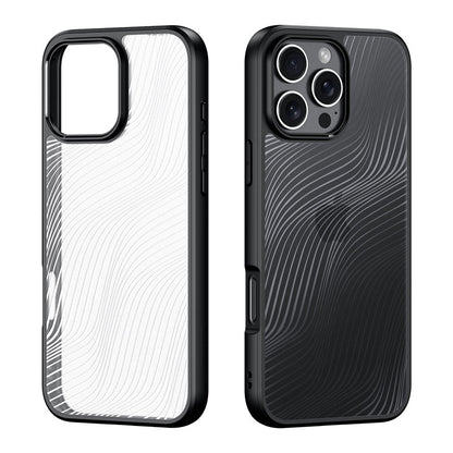DUX DUCIS Aimo Series Matte Anti - drop TPU + PC Hoesje voor iPhone 16 Pro Max Zwart