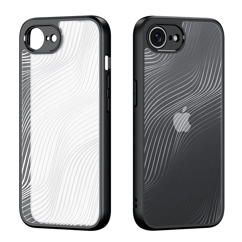 DUX DUCIS Aimo Series Matte Anti - drop TPU + PC Hoesje voor iPhone 16e Black - OEM Spares