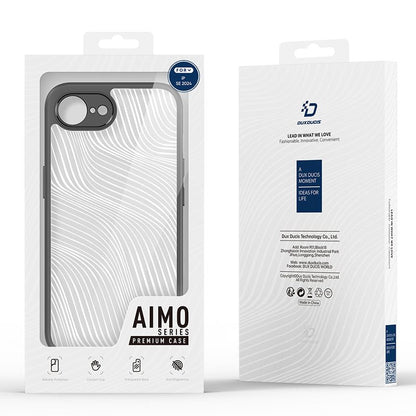 DUX DUCIS Aimo Series Matte Anti - drop TPU + PC Hoesje voor iPhone 16e Black - OEM Spares