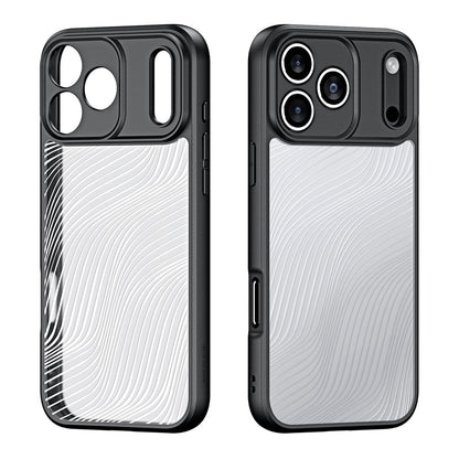 DUX DUCIS Aimo Series Matte Anti - drop TPU + PC Hoesje voor iPhone 17 Pro Zwart