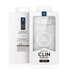 DUX DUCIS Clin Series Clear Case met MagSafe voor iPhone 17 Air Zwart