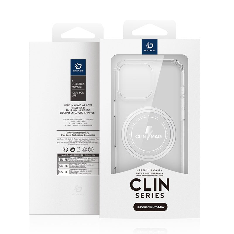 Dux Ducis Clin Series Transparante Hoes met MagSafe voor iPhone 16 Pro Max