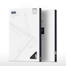 DUX DUCIS DOMO series luxe smart wake sleep pu+tpu driehoek - stand beschermhoes voor iPad Pro 11 2020/Pro 11 2021/Pro 11 2022 zwart