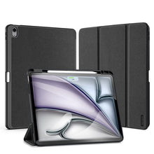 DUX DUCIS DOMO Series luxe smart wake sleep trifold - stand beschermhoes voor iPad Air 13 2024 zwart