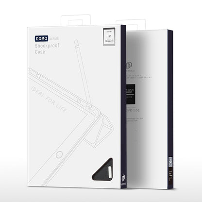 DUX DUCIS DOMO Series Luxe Smart Wake Sleep Trifold - stand Hoesje voor iPad 2022/10th zwart