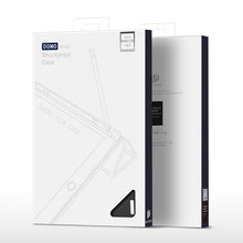 DUX DUCIS DOMO Series luxury smart wake sleep driehoekstand beschermhoes voor iPad 10.2 2019/10.2 2020/10.2 2021 zwart