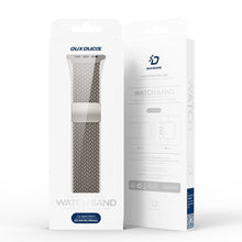 DUX DUCIS Mixture Pro Series magnetische gesp nylon geweven horlogeband voor Apple Watch 42MM/44MM/45MM/46MM/49MM series grijs