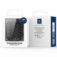DUX DUCIS PECC Series Rhombus patroon TPU+PC hoesje met haak voor AirPods Pro 2nd zwart+zwart