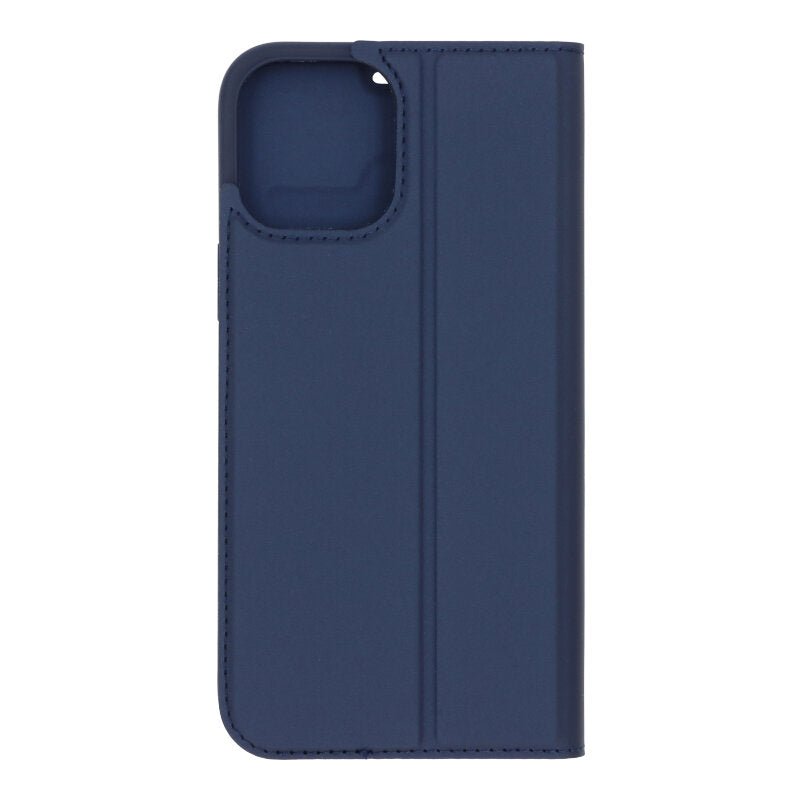DUX DUCIS Skin Pro Series Horizontaal Flip Leren TPU + PU Hoes voor iPhone 12 Pro Max Blauw