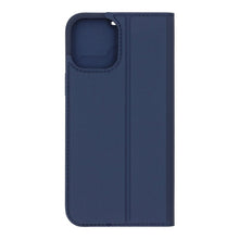 DUX DUCIS Skin Pro Series Horizontaal Flip Leren TPU + PU Hoes voor iPhone 12 Pro Max Blauw