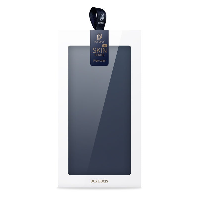 DUX DUCIS Skin Pro Series horizontal flip lederen TPU + PU hoesje voor iPhone 14/13 6.1" blauw