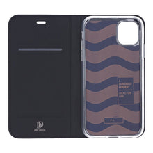 DUX DUCIS Skin Pro Series horizontale flip leren TPU + PU hoes voor iPhone 11 black