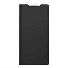 DUX DUCIS Skin Pro Series horizontale flip leren TPU + PU hoes voor Samsung Galaxy S22 Ultra 5G zwart