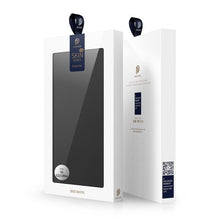 DUX DUCIS Skin Pro Series horizontale flip leren TPU + PU hoes voor Samsung Galaxy S22 Ultra 5G zwart