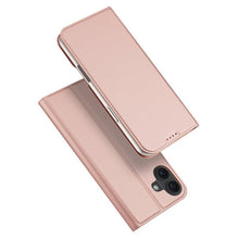 DUX DUCIS Skin Pro Series magnetische horizontale flip lederen TPU + PU hoes voor iPhone 16 plus pink