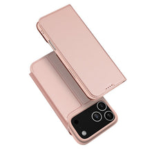 DUX DUCIS Skin Pro Series Magnetische Horizontale Flip Lederen TPU + PU Hoes voor iPhone 17 Pro Max Pink