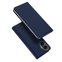 DUX DUCIS Skin Pro Series magnetische horizontale flip lederen TPU + PU hoes voor Xiaomi Poco F7 blauw