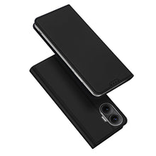 DUX DUCIS Skin Pro Series magnetische horizontale flip leer TPU + PU hoes voor Xiaomi Poco F7 zwart
