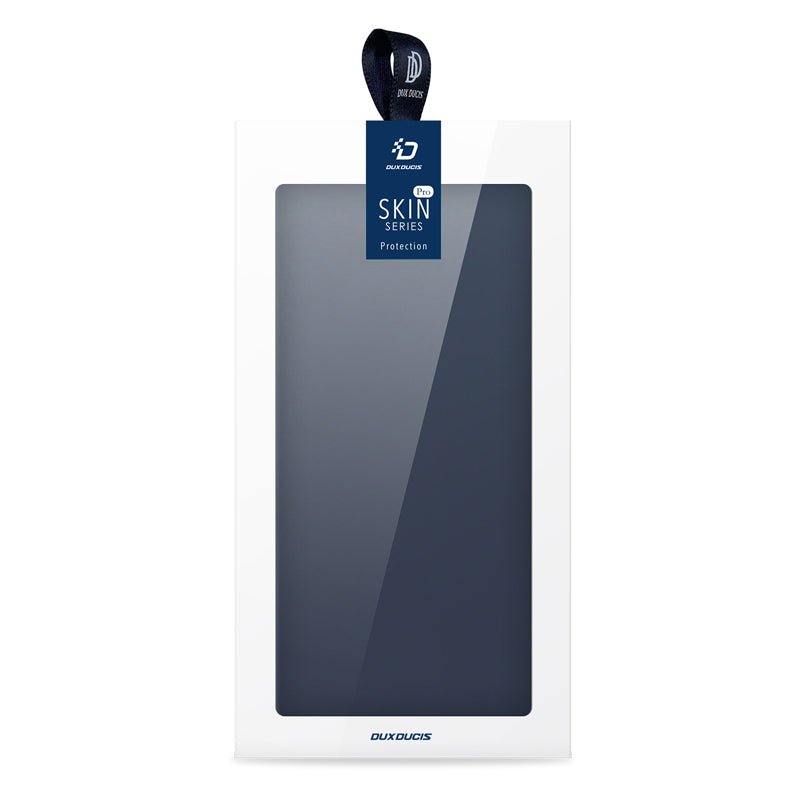 DUX DUCIS Skin Pro Series magnetische horizontale flip leren TPU + PU hoes voor iPhone 16e blauw