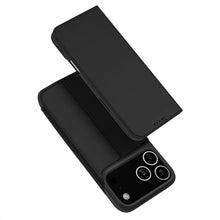 DUX DUCIS Skin Pro Series magnetische horizontale flip leren TPU + PU hoes voor iPhone 17 Pro black