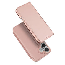 DUX DUCIS Skin Pro Series magnetische horizontale flip leren TPU + PU hoes voor iPhone 17 roze