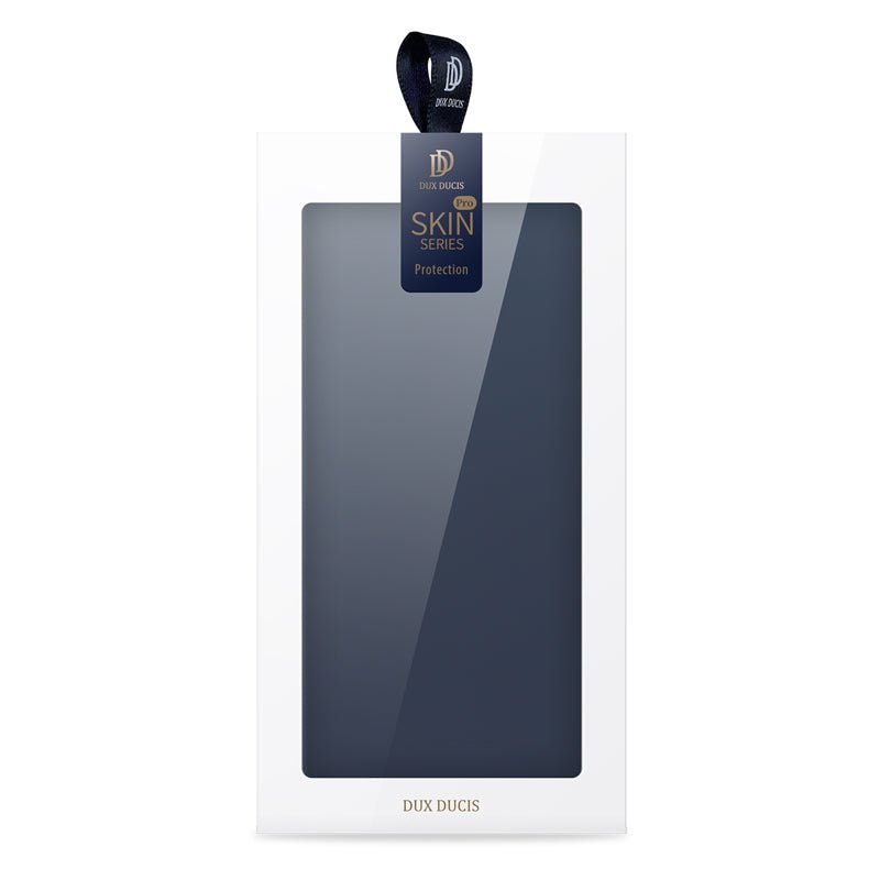 DUX DUCIS Skin Pro Series magnetische horizontale flip TPU + PU hoes voor iPhone 16 Plus blauw