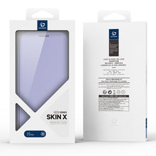 DUX DUCIS Skin X Pro Series 360° Ring Stand Magnetische Horizontale Flip Lederen TPU + PU Hoes voor iPhone 16 Pro Paars