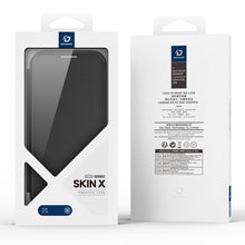 DUX DUCIS Skin X Pro Series 360° ring standaard magnetische horizontale flip leren TPU + PU hoes voor iPhone 16 zwart
