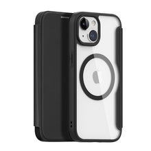 DUX DUCIS Skin X Pro Series Magnetische horizontale flip leren TPU + PU hoes voor iPhone 15 Zwart - OEM Spares