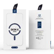 DUX DUCIS Skin X Pro Series Magnetische Horizontale Flip Leren TPU + PU Hoesje voor iPhone 15 Blauw