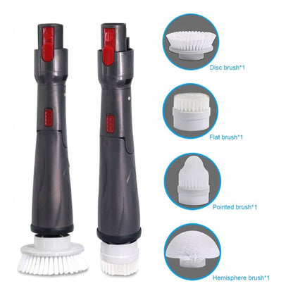 Elektrische reinigingsborstel met 4 borstelkoppen voor Dyson V7/V8/V10/V11 HQ
