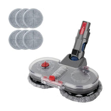 Elektrische vloerborstel met watertank en 6 stuks doek voor Dyson V7/V8/V10/V11 HQ
